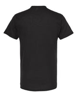 Tultex 207 Poly-Rich V-Neck T-Shirt #color_Black