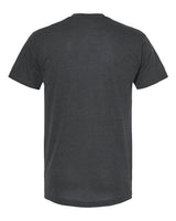 Tultex 207 Poly-Rich V-Neck T-Shirt #color_Heather Charcoal