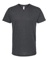 Tultex 207 Poly-Rich V-Neck T-Shirt #color_Heather Charcoal