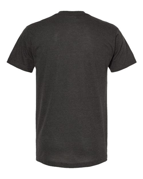 Tultex 207 Poly-Rich V-Neck T-Shirt #color_Heather Graphite