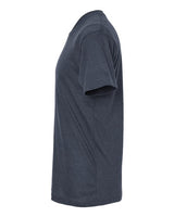 Tultex 207 Poly-Rich V-Neck T-Shirt #color_Heather Navy