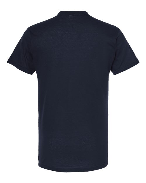 Tultex 207 Poly-Rich V-Neck T-Shirt #color_Navy