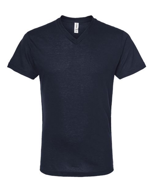 Tultex 207 Poly-Rich V-Neck T-Shirt #color_Navy