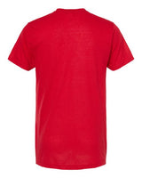 Tultex 207 Poly-Rich V-Neck T-Shirt #color_Red