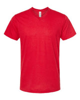 Tultex 207 Poly-Rich V-Neck T-Shirt #color_Red