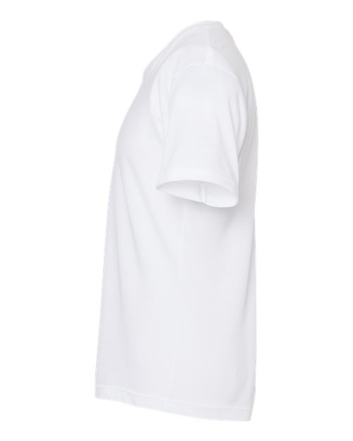 Tultex 207 Poly-Rich V-Neck T-Shirt #color_White