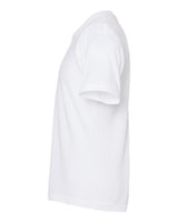 Tultex 207 Poly-Rich V-Neck T-Shirt #color_White