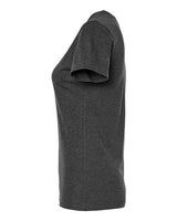 Tultex 542 Women's Premium Cotton Blend T-Shirt #color_Black Heather