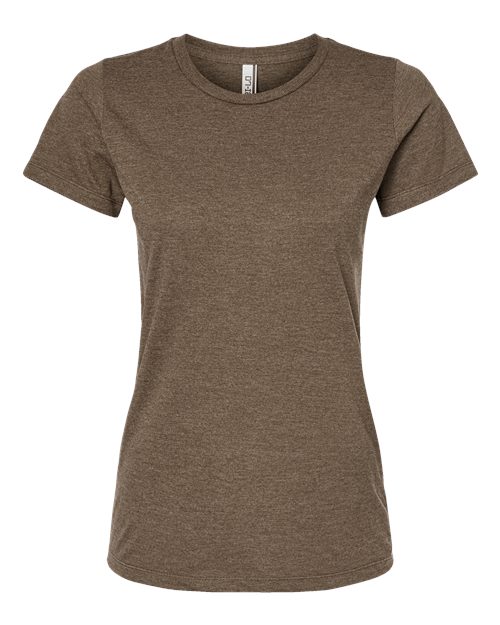 Tultex 542 Women's Premium Cotton Blend T-Shirt #color_Brown Heather