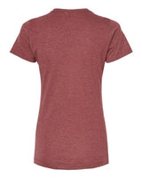 Tultex 542 Women's Premium Cotton Blend T-Shirt #color_Burgundy Heather