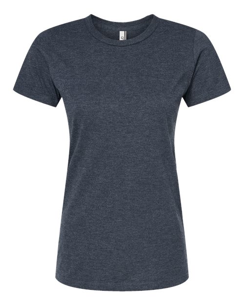 Tultex 542 Women's Premium Cotton Blend T-Shirt #color_Navy Heather