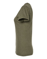 Tultex 542 Women's Premium Cotton Blend T-Shirt #color_Olive Heather