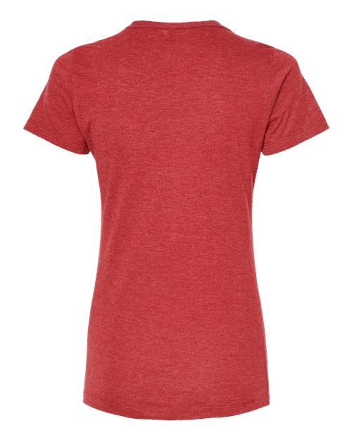 Tultex 542 Women's Premium Cotton Blend T-Shirt #color_Red Heather