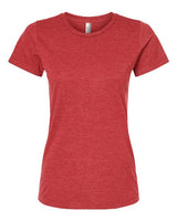 Tultex 542 Women's Premium Cotton Blend T-Shirt #color_Red Heather