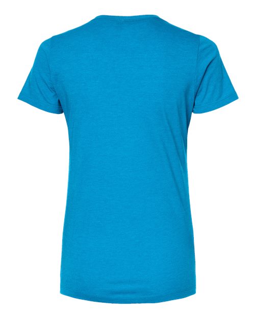 Tultex 542 Women's Premium Cotton Blend T-Shirt #color_Turquoise Heather