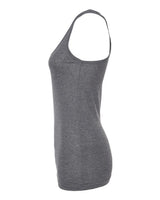 Tultex 190 Women's Poly-Rich Racerback Tank Top #color_Heather Charcoal
