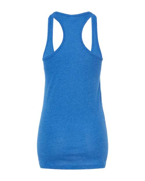 Tultex 190 Women's Poly-Rich Racerback Tank Top #color_Heather Royal