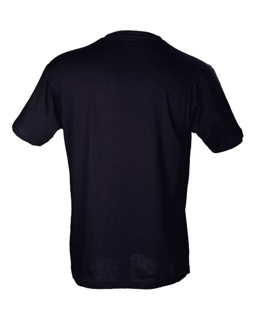 Tultex 206 Fine Jersey V-Neck T-Shirt #color_Black