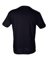Tultex 206 Fine Jersey V-Neck T-Shirt #color_Black