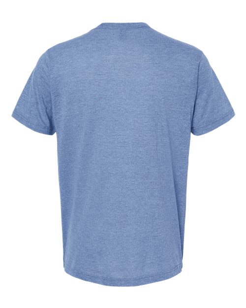 Tultex 254 Tri-Blend T-Shirt #color_Athletic Blue Tri Blend