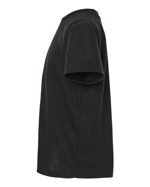 Tultex 265 Youth Poly-Rich T-Shirt #color_Black