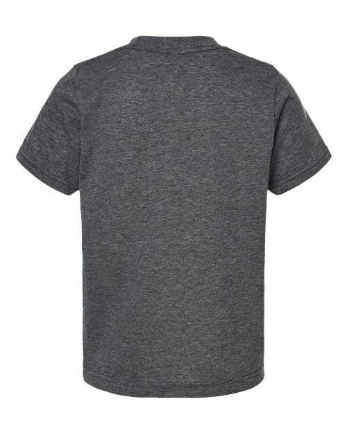 Tultex 265 Youth Poly-Rich T-Shirt #color_Heather Charcoal