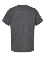 Tultex 265 Youth Poly-Rich T-Shirt #color_Heather Charcoal