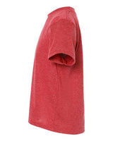 Tultex 265 Youth Poly-Rich T-Shirt #color_Heather Red