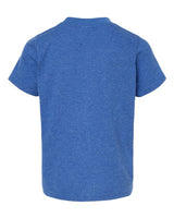 Tultex 265 Youth Poly-Rich T-Shirt #color_Heather Royal
