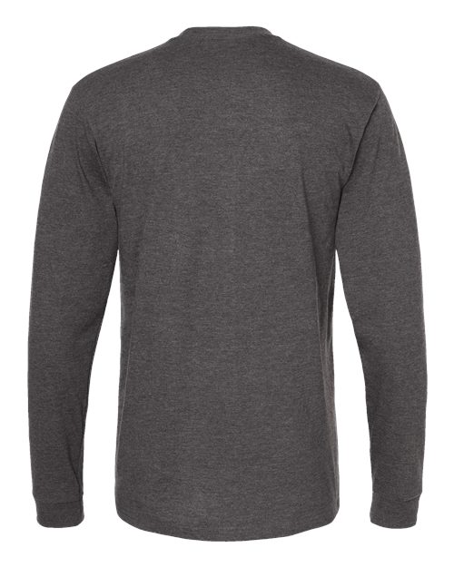 Tultex 291 Heavyweight Jersey Long Sleeve T-Shirt #color_Heather Charcoal