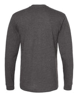Tultex 291 Heavyweight Jersey Long Sleeve T-Shirt #color_Heather Charcoal