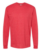 Tultex 291 Heavyweight Jersey Long Sleeve T-Shirt #color_Heather Red