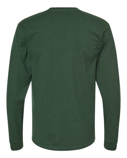 Tultex 291 Heavyweight Jersey Long Sleeve T-Shirt #color_Hunter Green