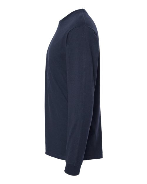 Tultex 291 Heavyweight Jersey Long Sleeve T-Shirt #color_Navy