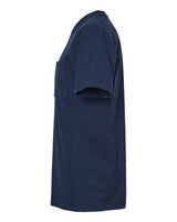 Tultex 293 Heavyweight Jersey Pocket T-Shirt #color_Navy