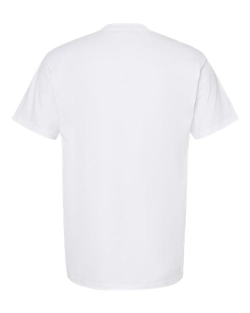 Tultex 293 Heavyweight Jersey Pocket T-Shirt #color_White