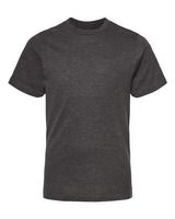 Tultex 295 Youth Heavyweight Jersey T-Shirt #color_Heather Charcoal