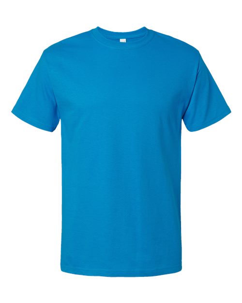 M&O 4800 Gold Soft Touch T-Shirt #color_Turquoise