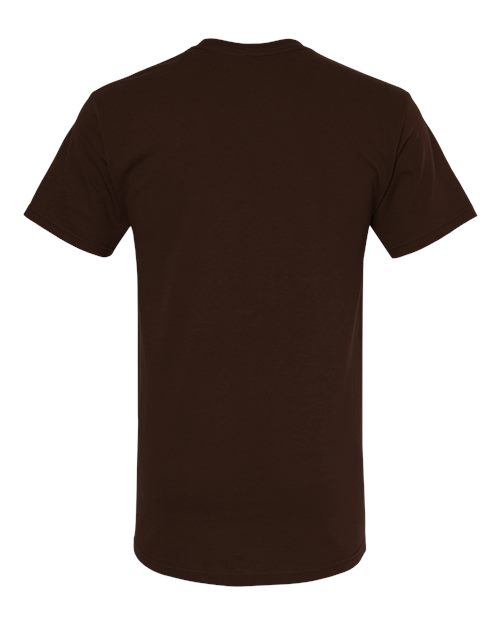 M&O 4800 Gold Soft Touch T-Shirt #color_Chocolate