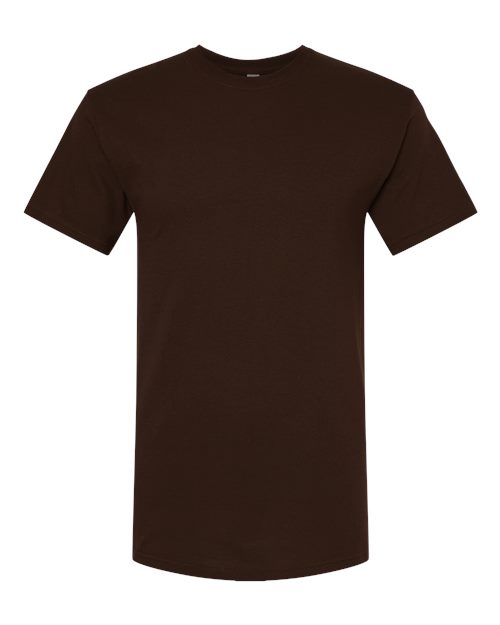 M&O 4800 Gold Soft Touch T-Shirt #color_Chocolate