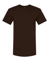 M&O 4800 Gold Soft Touch T-Shirt #color_Chocolate