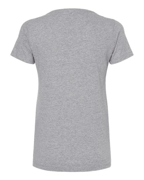 M&O 4810 Women's Gold Soft Touch T-Shirt #color_Athletic Grey