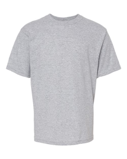 M&O 4850 Youth Gold Soft Touch T-Shirt #color_Athletic Grey