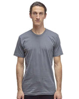 Los Angeles Apparel 20001 USA-Made Fine Jersey T-Shirt #color_Asphalt