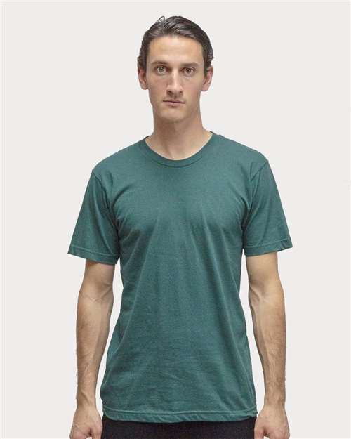 Los Angeles Apparel 20001 USA-Made Fine Jersey T-Shirt #color_Forest