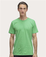 Los Angeles Apparel 20001 USA-Made Fine Jersey T-Shirt #color_Grass Green