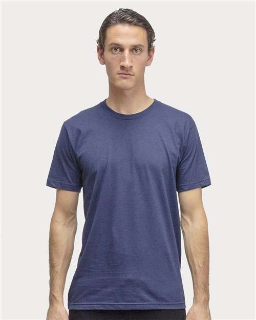 Los Angeles Apparel 20001 USA-Made Fine Jersey T-Shirt #color_Navy