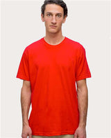 Los Angeles Apparel 20001 USA-Made Fine Jersey T-Shirt #color_Red