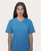 Los Angeles Apparel 20001 USA-Made Fine Jersey T-Shirt #color_Teal