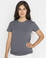 Los Angeles Apparel 21002 USA-Made Women's Fine Jersey T-Shirt #color_Asphalt